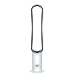 Dyson Am07-300912-01 Ventilador de torre, 56 W, 64 Decibeles, metal, plástico, Blanco y plata