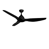 CREATE / UPWIND SAIL / Ventilador de Techo XL Negro / Motor AC, silencioso, temporizador, Ø163...