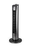 Orbegozo TW 0850 - Ventilador de torre oscilante, bandeja para esencias aromáticas, 3...