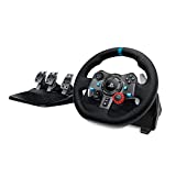 Logitech G29 Driving Force Volante de Carreras y Pedales, Force Feedback, Aluminio Anodizado,...