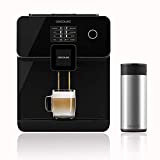 Cecotec Cafetera Automática Power Matic-ccino 8000 Touch Serie Nera. Depósito de leche,...