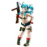 Bandai- Juguete Dragon Ball Styling Bulma, 12 cm, color azul (25360 )