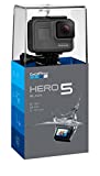 GoPro Hero5 Black - Cámara deportiva de 12 MP (4K, 1080p, WIFI + Bluetooth, control por voz,...