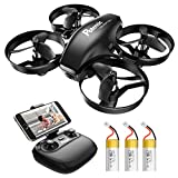 Potensic Drone con Cámara HD, Mini Drone con Modo de Inducción de Gravedad, FPV WiFi 2.4G,...