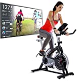 Sportstech Bicicleta Estática | Bicicleta Fitness con Volante de 22 kg - Eventos en Video &...