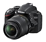 Nikon D3200 - Cámara réflex Digital de 24.2 MP (Pantalla 3", estabilizador óptico), Negro -...